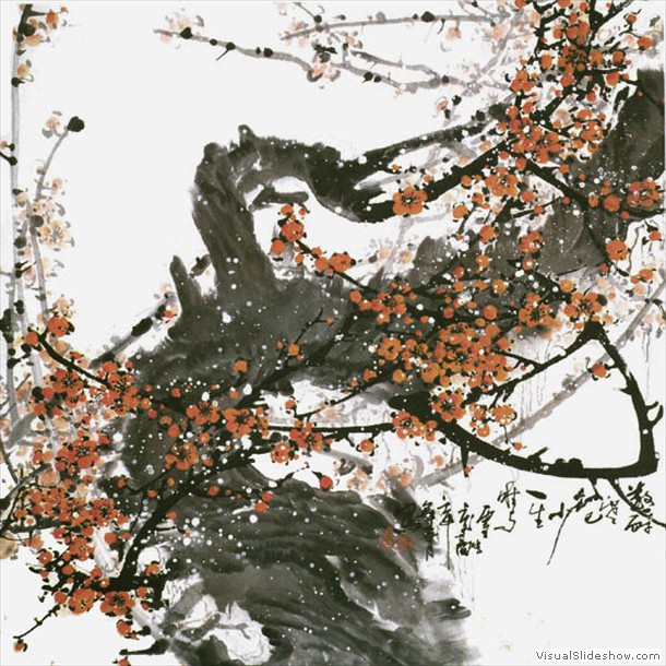 梅 花 Plum 8.
