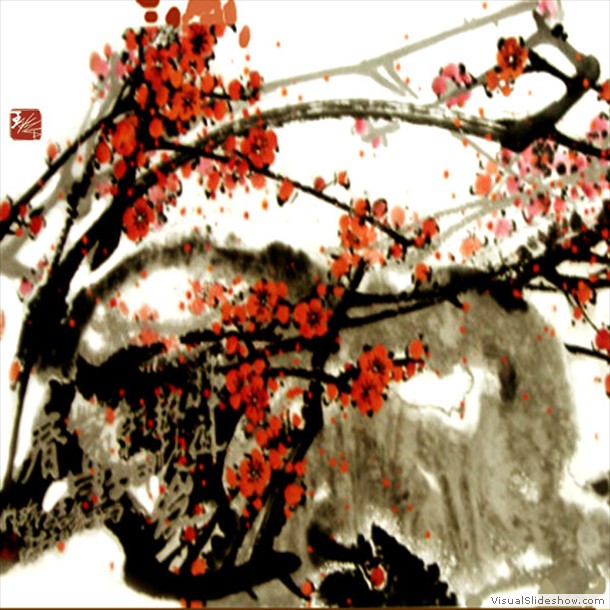 梅 花 Plum 8.
